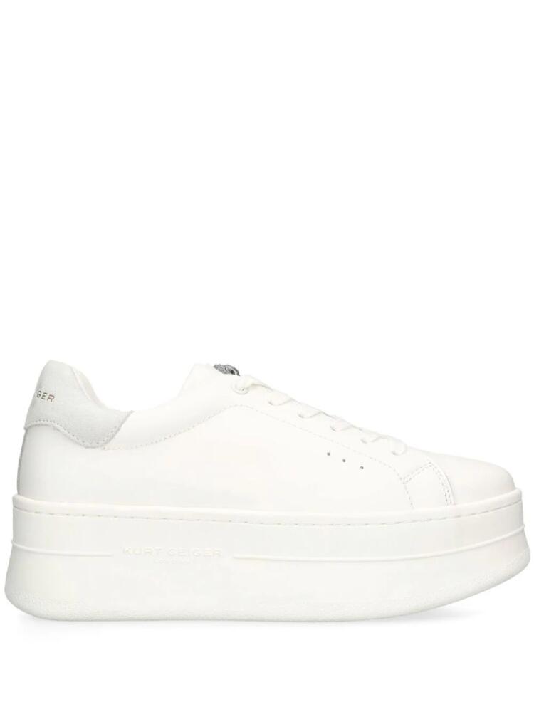 Kurt Geiger London Laney Pumped low-top platform sneakers - White Cover