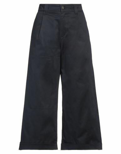 Société Anonyme Woman Pants Midnight blue Cotton, Elastane Cover