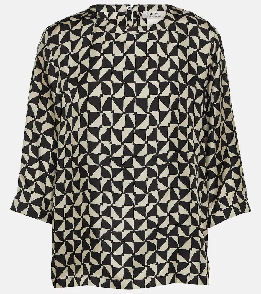 'S Max Mara Relais silk blouse Cover