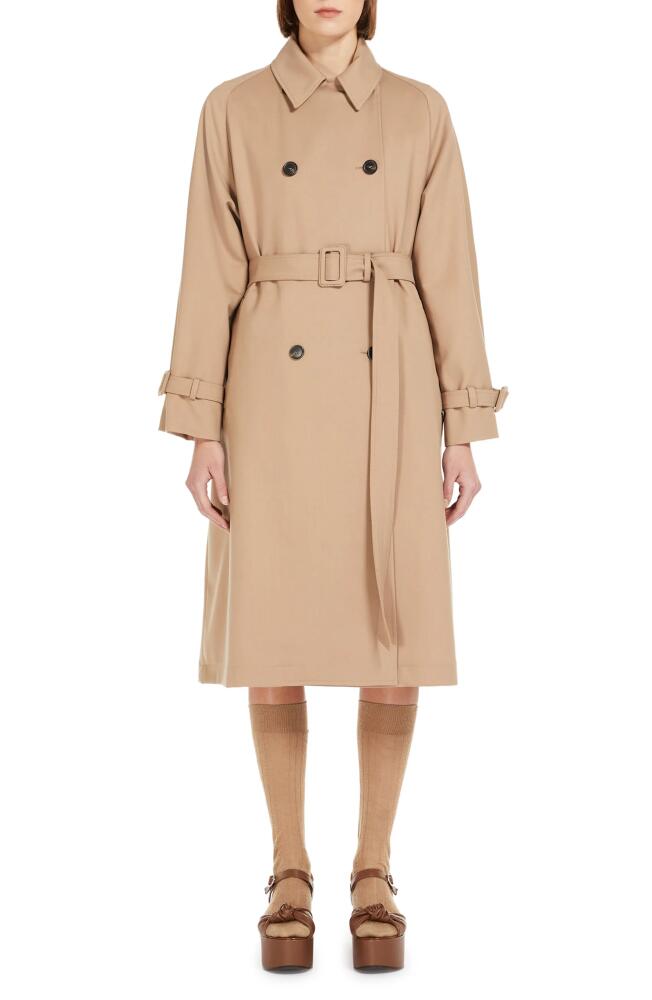 Weekend Max Mara Water Resistant Trench Coat in Camel Cover