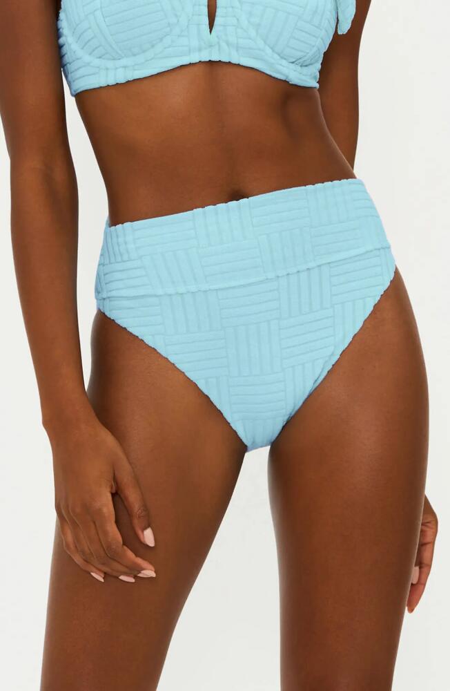 Beach Riot Highway Bikini Bottoms in Blueberry Ice Cover