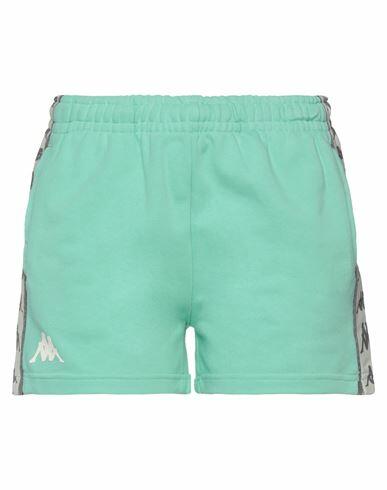 Kappa Woman Shorts & Bermuda Shorts Light green Cotton, Polyester Cover