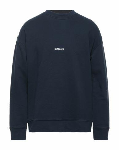 Hydrogen Man Sweatshirt Midnight blue Cotton Cover