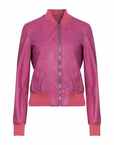 Masterpelle Woman Jacket Fuchsia Soft Leather Cover