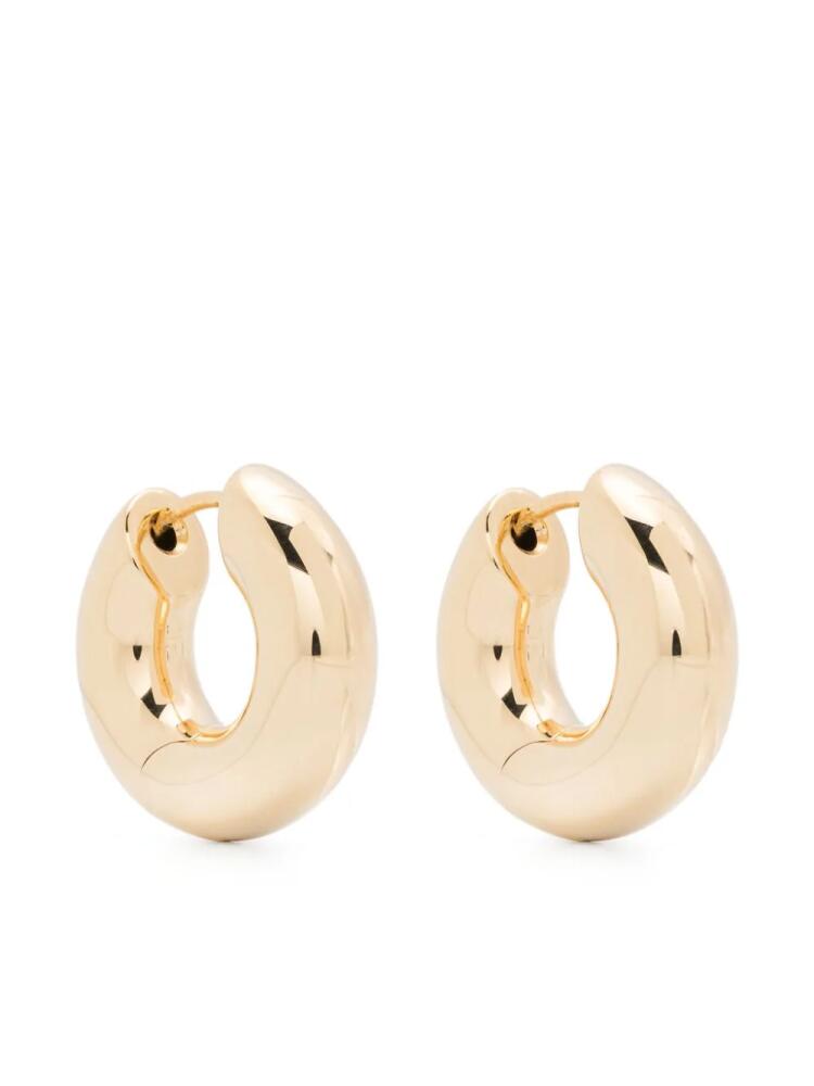 Tom Wood small chunky hoop earrings - Gold Cover