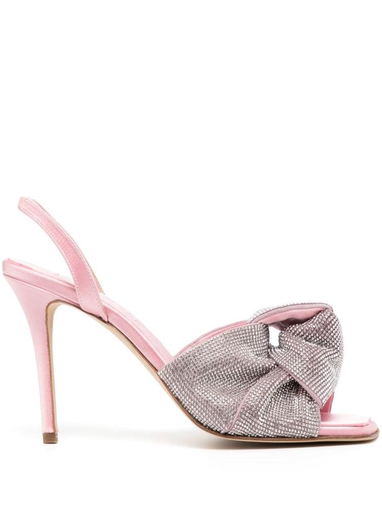 Madison.Maison Montecarlo 95mm knot-strap sandals - Pink Cover