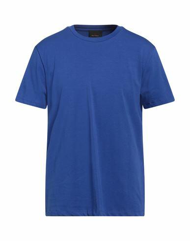 Peuterey Man T-shirt Light blue Cotton, Elastane Cover