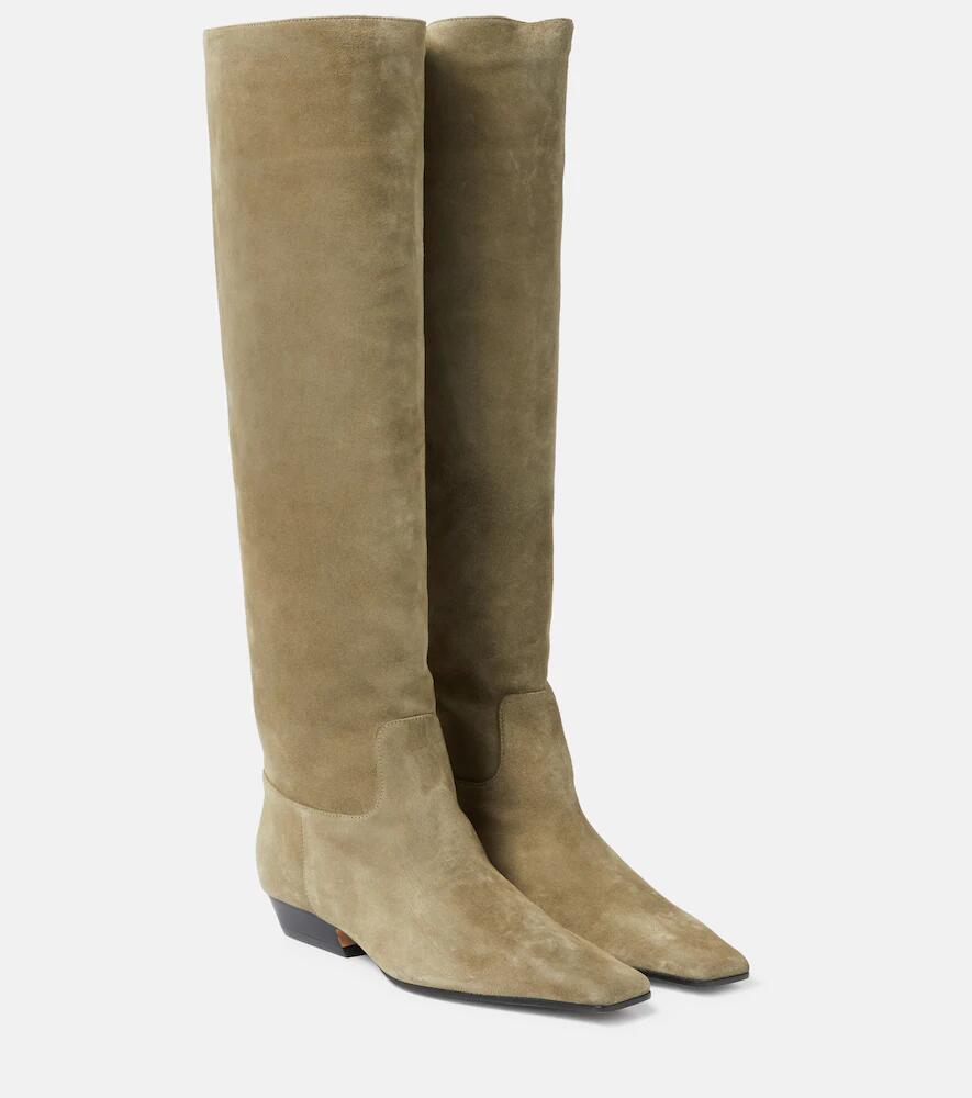 Khaite Marfa suede knee-high boots Cover