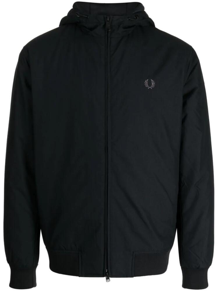 Fred Perry Brentham logo-embroidered jacket - Black Cover