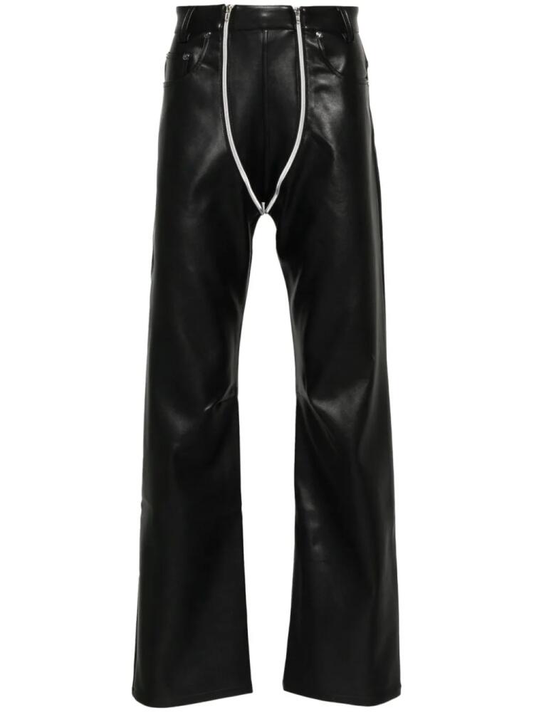 GmbH Lata zip-detail trousers - Black Cover