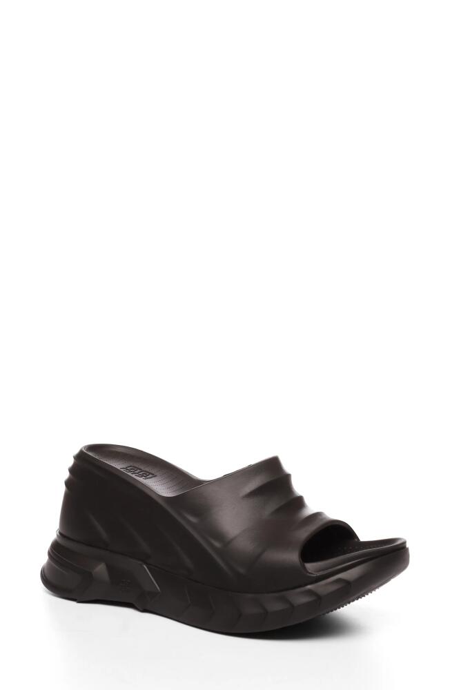 Givenchy Marshmallow Wedge Slide Sandal in Black Cover