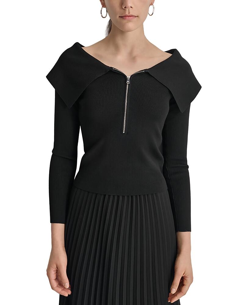 Dkny Wing Collar Sweater Cover