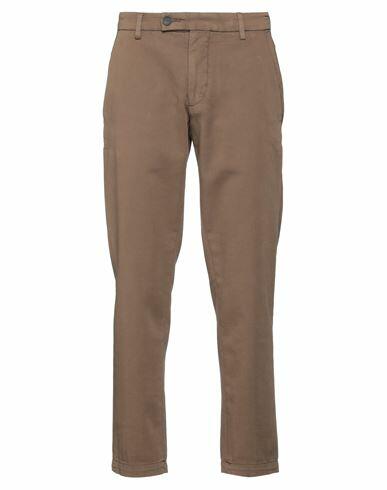 Michael Coal Man Pants Brown Cotton, Polyester, Elastane Cover