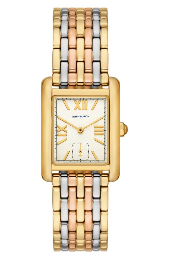 Tory Burch The Eleanor Bracelet Watch, 25mm x 34mm in Tri-Tone Cover