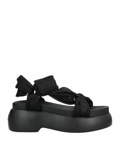 Agl Woman Sandals Black Soft Leather Cover