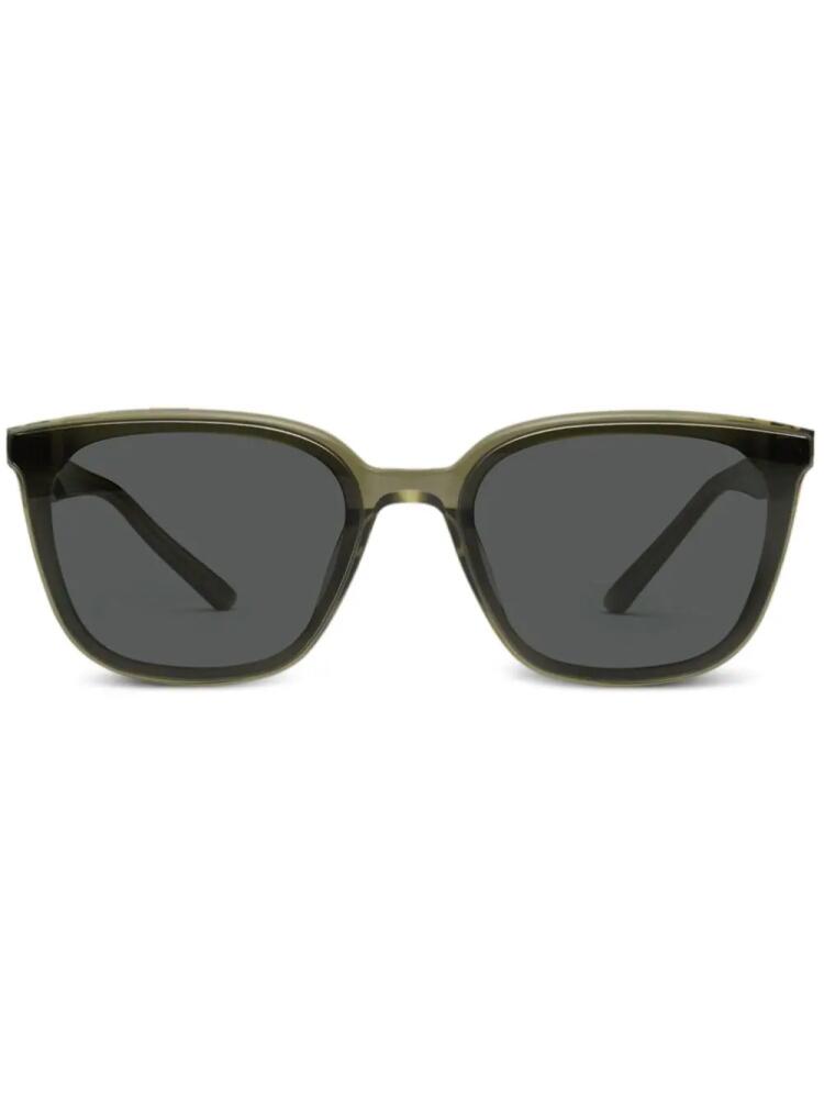 Gentle Monster Pino KC1 square-frame sunglasses - Green Cover