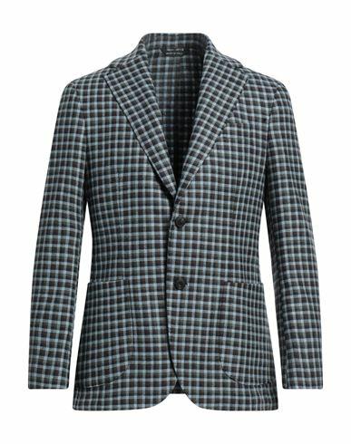 Giampaolo Man Blazer Sky blue Wool, Polyamide, Polyester Cover