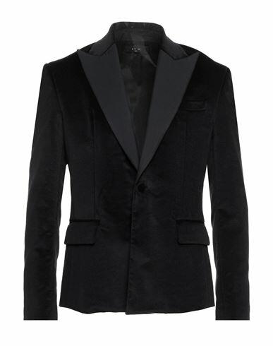 Amiri Man Blazer Black Cotton, Elastane, Silk Cover