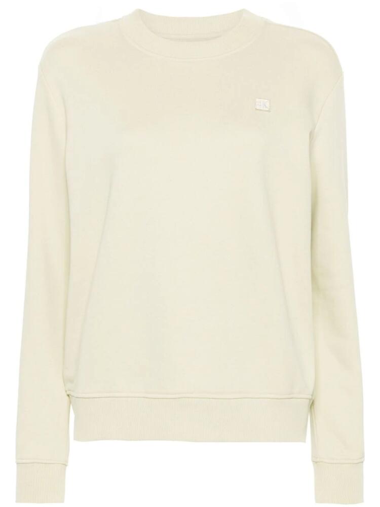 Calvin Klein Jeans logo-appliqué sweatshirt - Green Cover