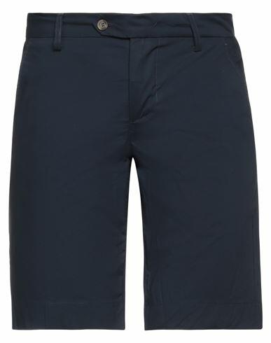 Entre Amis Man Shorts & Bermuda Shorts Navy blue Cotton Cover