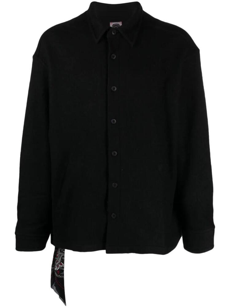 Destin bandana-print button-up jacket - Black Cover