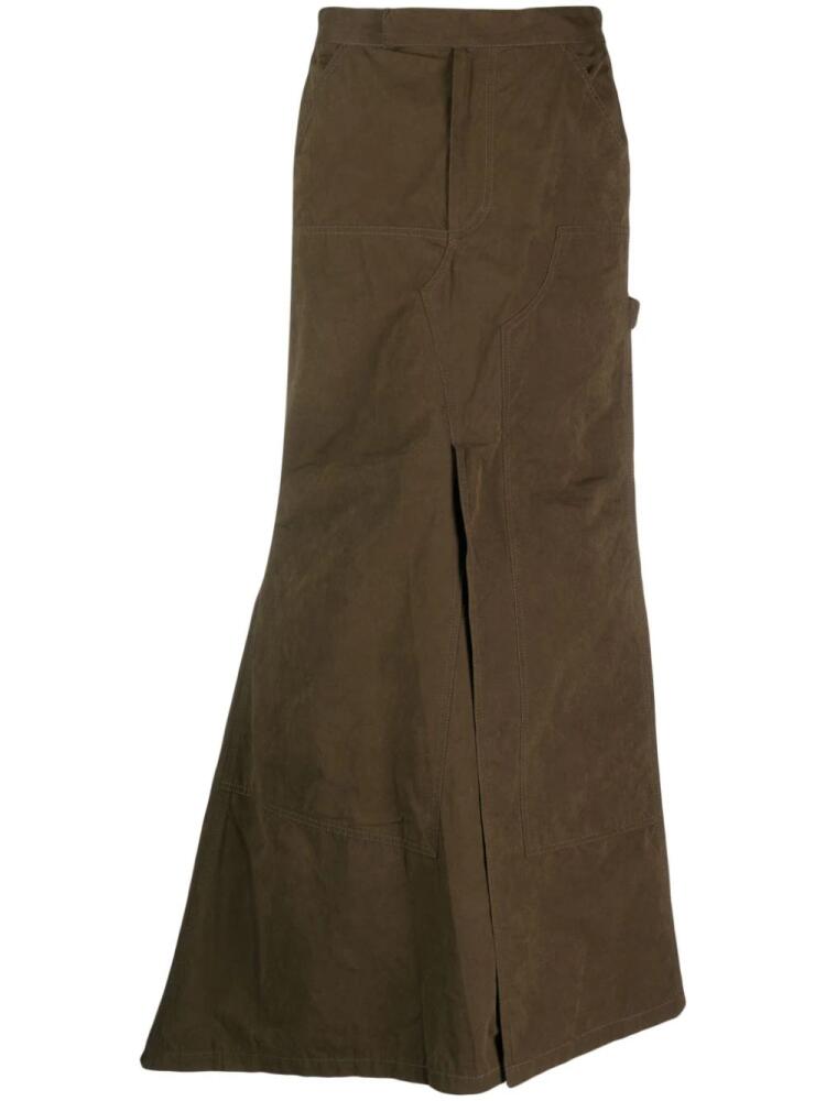 Dorothee Schumacher asymmetric cargo skirt - Green Cover