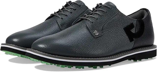 GFORE Men's Gallivanter Pebble Leather Two Tone Golf Shoes (Charcoal) Men's Shoes Cover