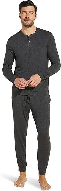 Eberjey Henry - The Long PJ Set (Charcoal Heather) Men's Pajama Sets Cover