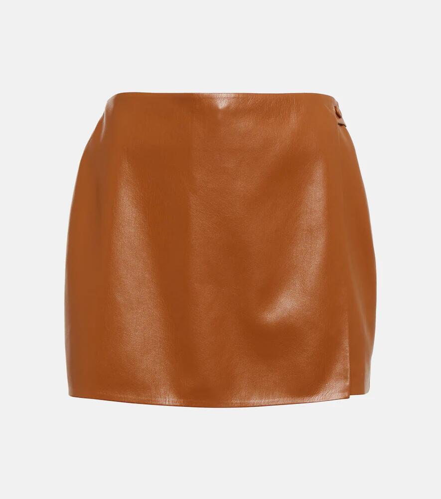 Nanushka Svena faux leather skort Cover