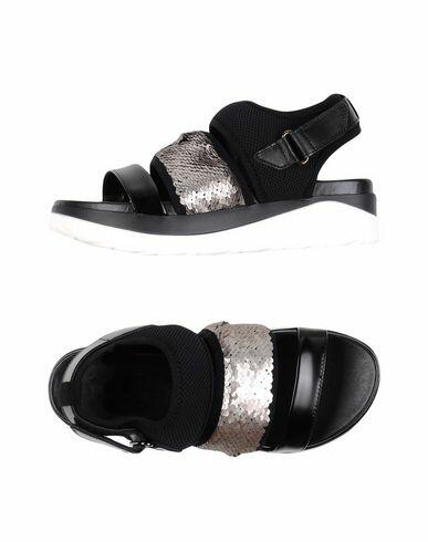 Jeannot Woman Sandals Black Textile fibers Cover