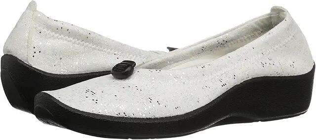 Arcopedico L14 (White Sparkle) Women's Flat Shoes Cover