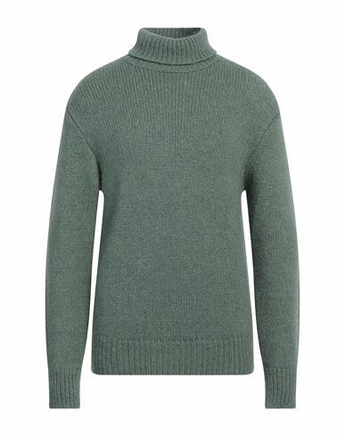 Doppiaa Man Turtleneck Sage green Alpaca wool, Polyamide, Wool Cover