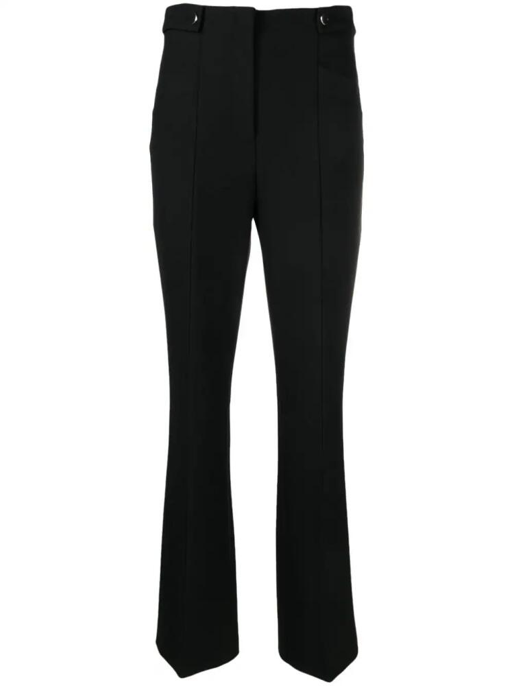 BOSS pressed-crease concealed-fastening tapered trousers - Black Cover