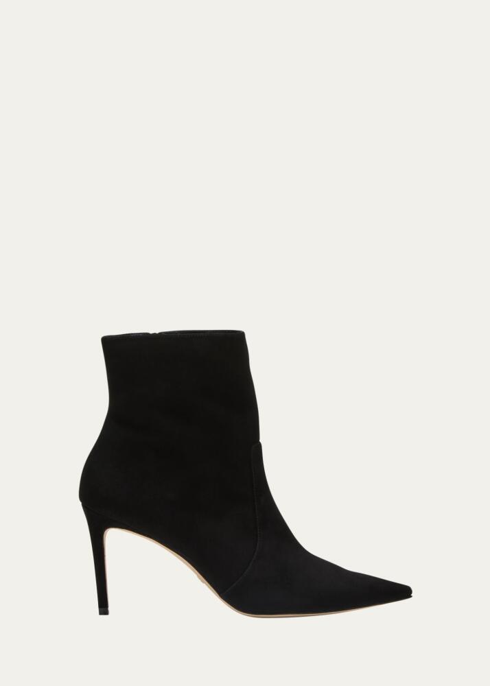 Stuart Weitzman Stuart Suede Stiletto Ankle Booties Cover