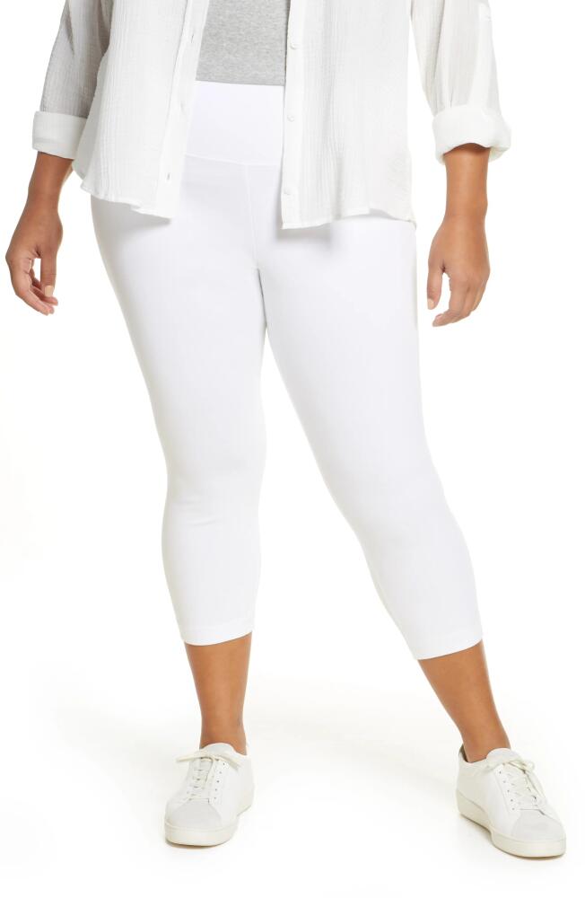 Lyssé Denim Capri Leggings in White Cover