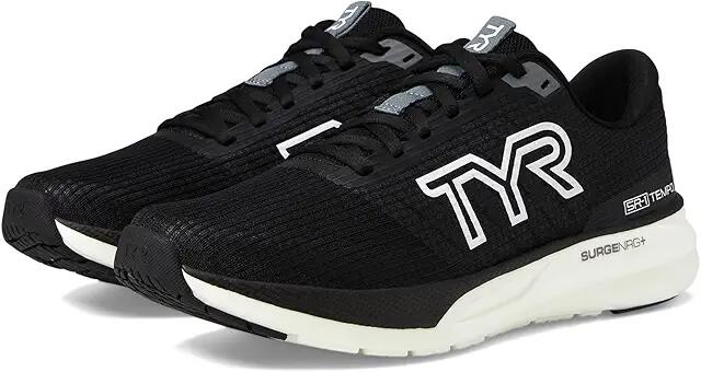 TYR Tempo Runner (Black/White) Men's Shoes Cover