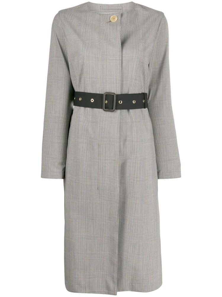 Mackintosh BLAIRMORE Storm System check coat - Grey Cover