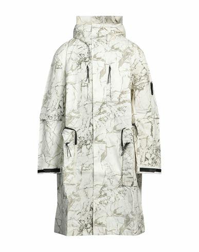 A-cold-wall* Man Overcoat & Trench Coat Ivory Cotton Cover