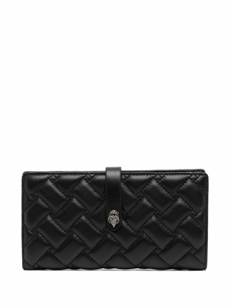 Kurt Geiger London quilted leather wallet - Black Cover