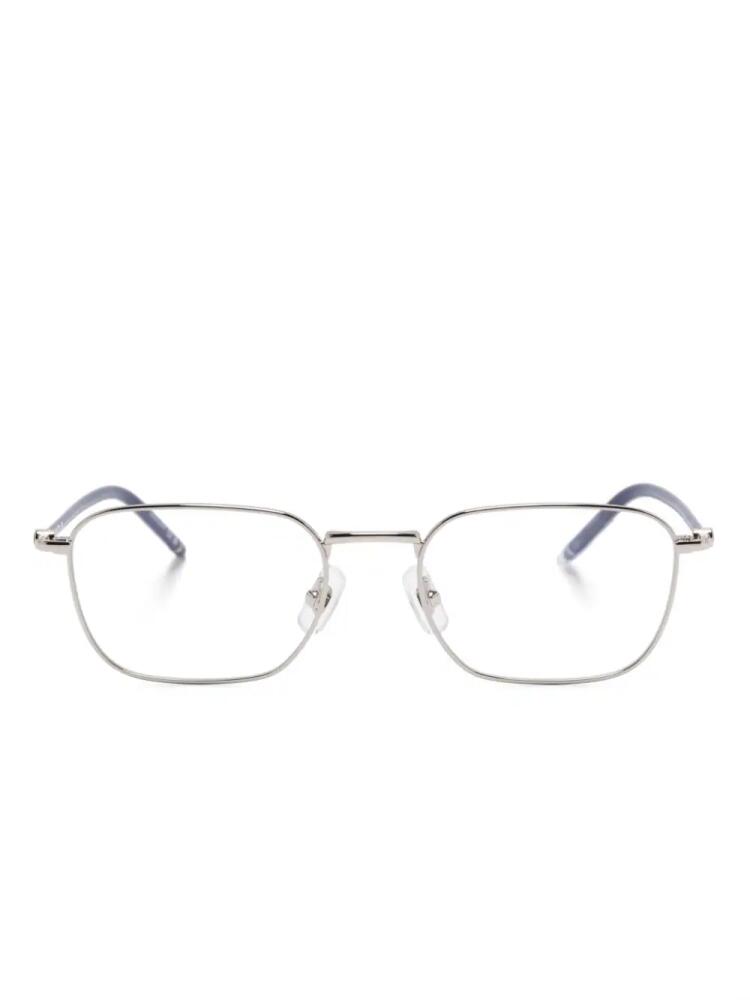 Montblanc rectangle-frame glasses - Grey Cover