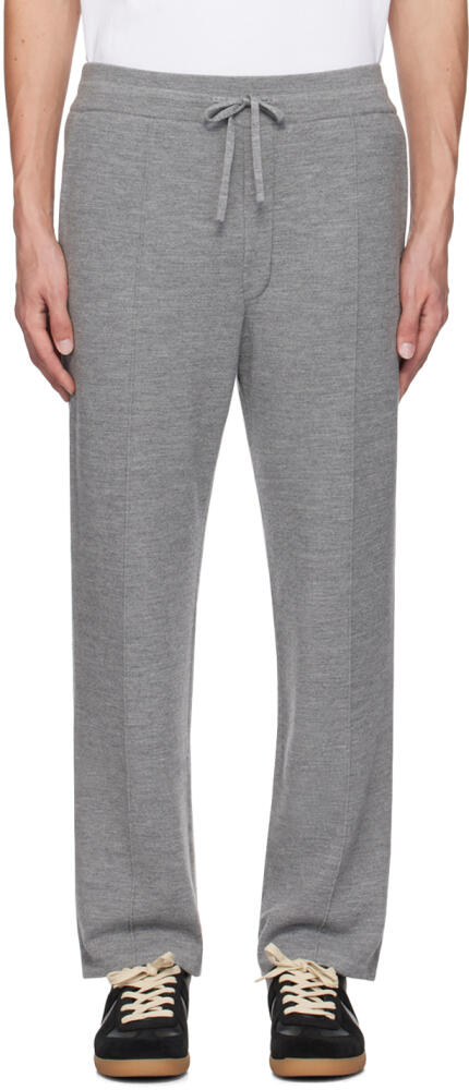 Solid Homme Gray Drawstring Sweatpants Cover