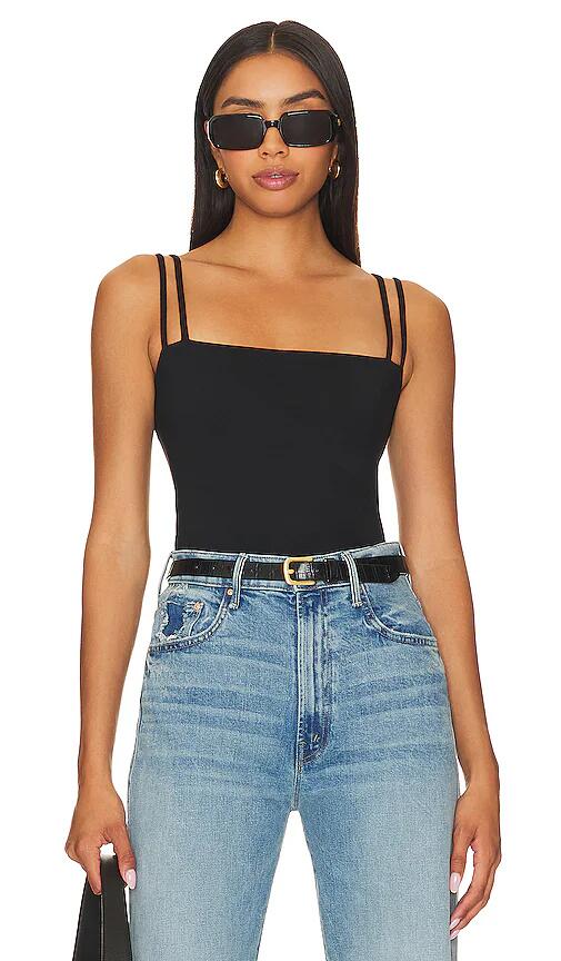 Susana Monaco Double String Tank Top in Black Cover