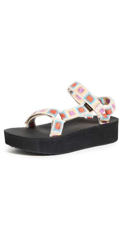 Teva Flatform Universal Crochet Sandals Explore Cover