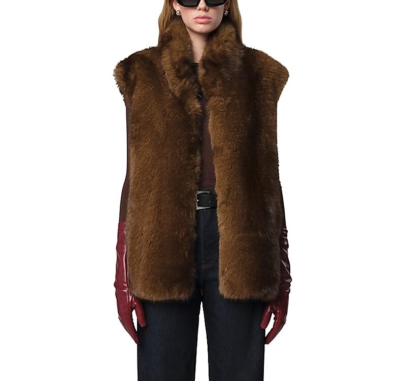 Apparis Laila Faux Fur Vest Cover