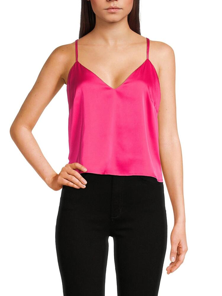 Walter Baker Women's Hollis Satin Tank Top - Bright Pink Cover