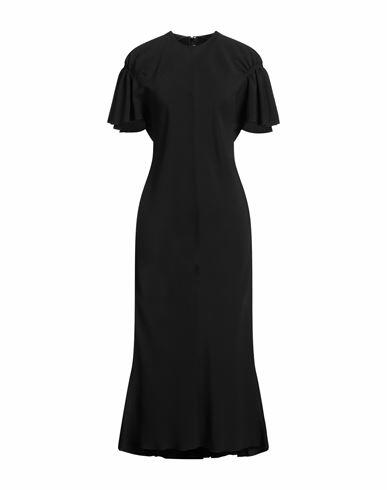 Victoria Beckham Woman Maxi dress Black Acetate, Viscose Cover