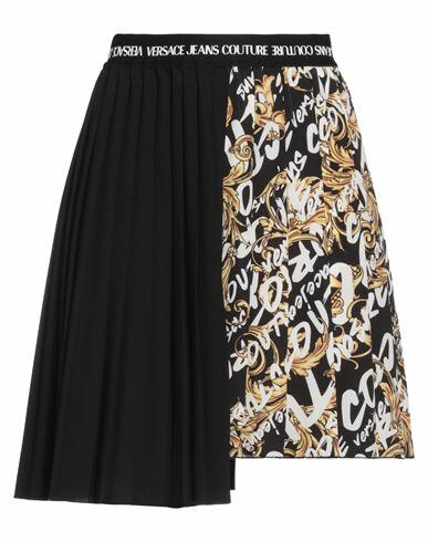 Versace Jeans Couture Woman Mini skirt Black Polyester Cover