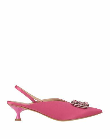 Ovye' By Cristina Lucchi Woman Pumps Fuchsia Textile fibers Cover