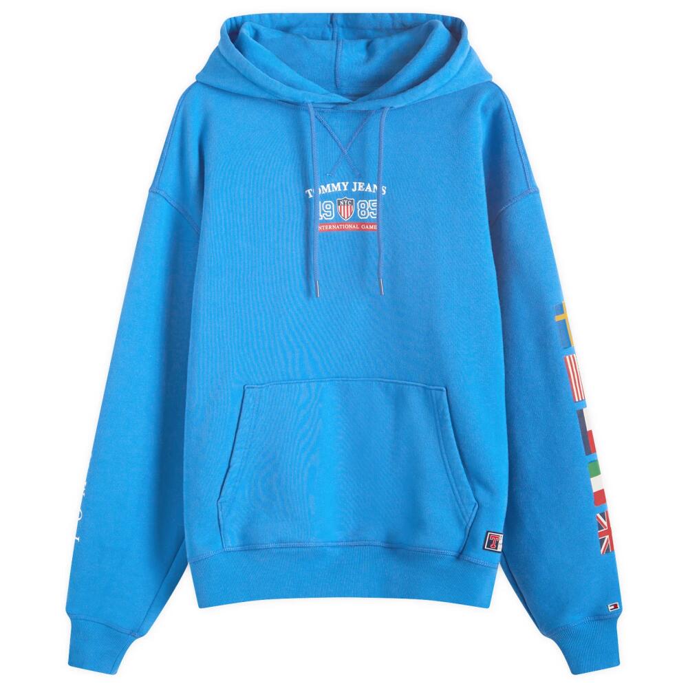 Tommy Jeans Men's Archive Games Hoodie in Phthalo Blue Cover