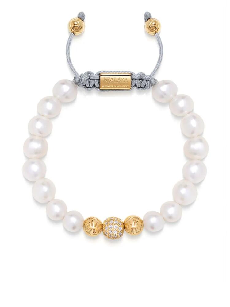 Nialaya Jewelry beaded pearl bracelet - White Cover